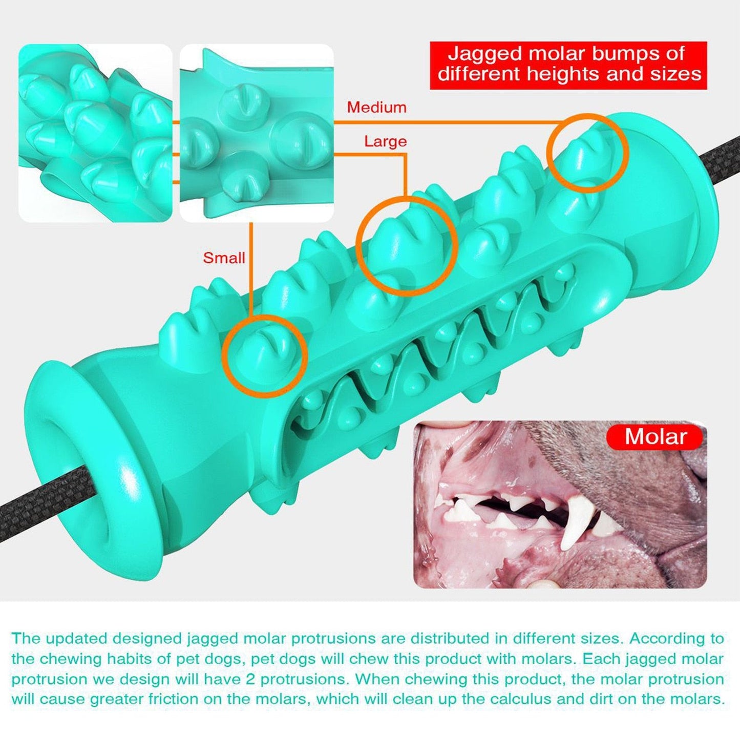 Pet Dog Toothbrush Molar Stick Toy