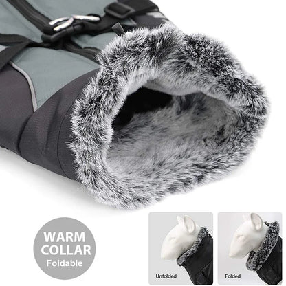Warm Furry Collar Pet Jacket