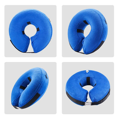 Inflatable Soft Dog Head Protecter
