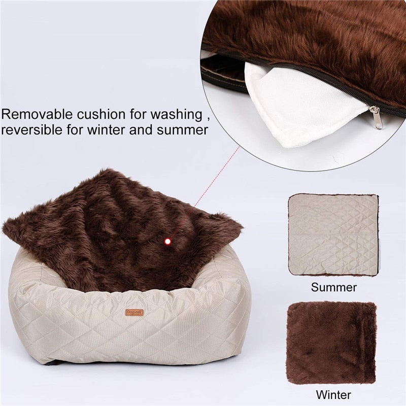 Luxury Dog Travel Car Seat Bed