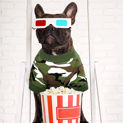 Basic Camouflage Dog Hoodies