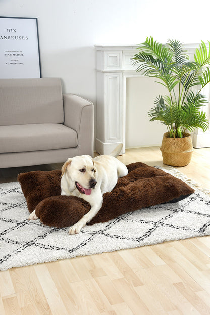 Luxury Plush Soft Fur Dog Bed