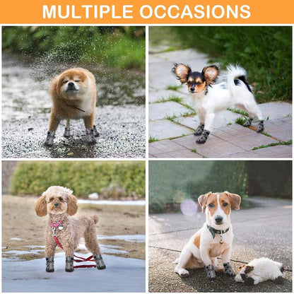 Soft Fleece Durable Winter Dog Shoes