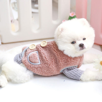 Lamb Wool Comfortable Dog Vest