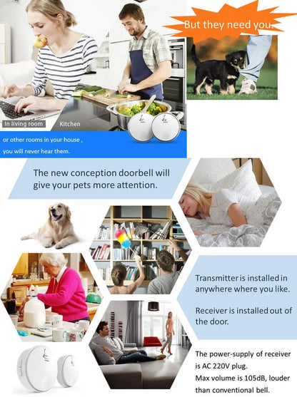Pet Music Chime Doorbell