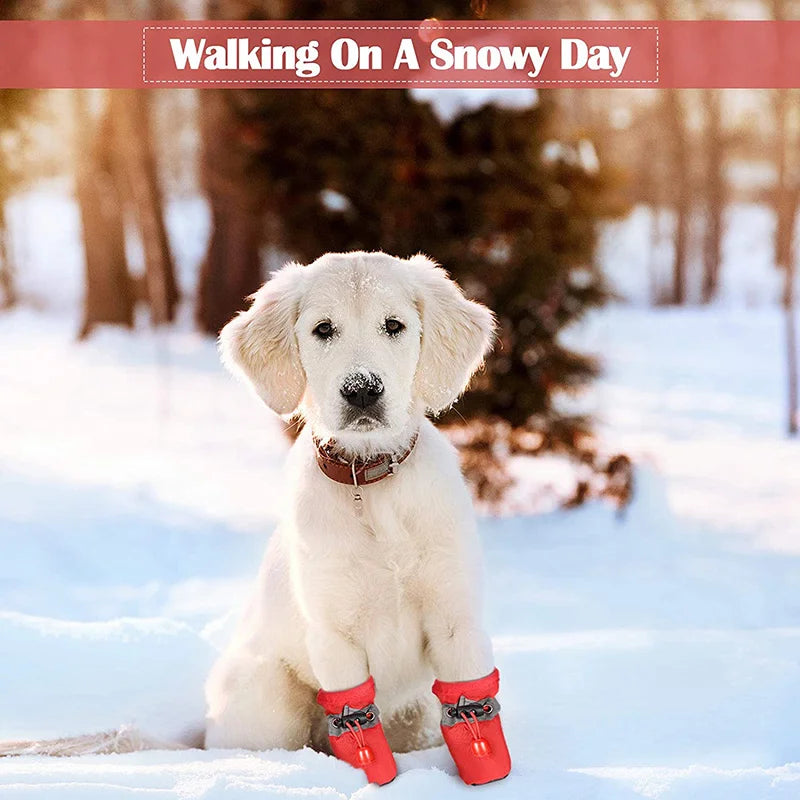 Breathable Warm Fleece Dog Shoe