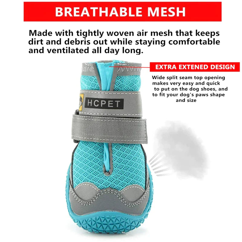 9 Holes Air Mesh Dog Shoes