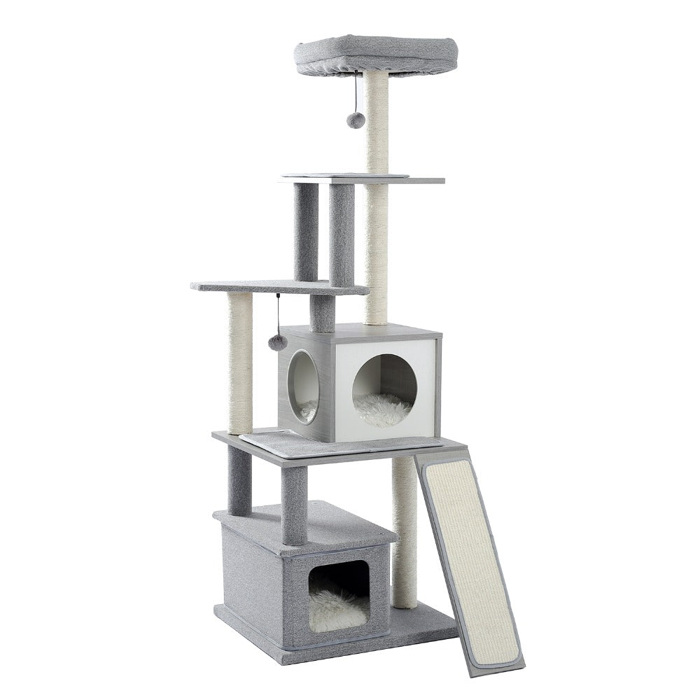 Multi Level Modern Cat Tree Tower