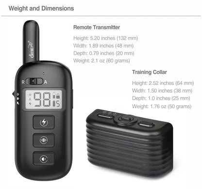 600m Remote Dog Training Bark Collar