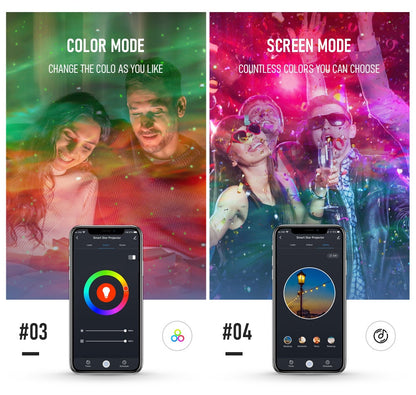 APP Control Galaxy Starry Projector