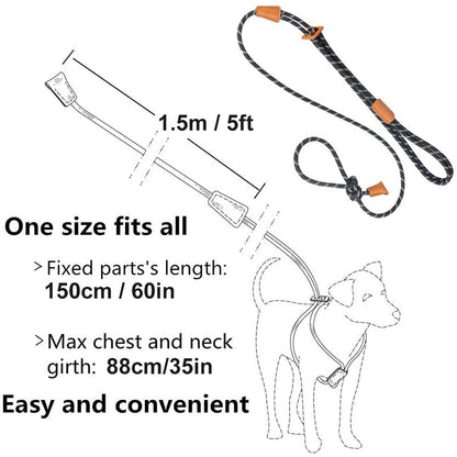 3 in 1 Dog Harness And Leash