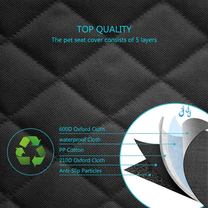 Waterproof Dog Car Seat Cover Cushion