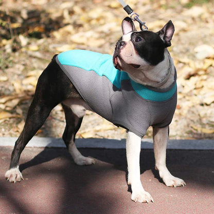 Half Zip Warm Winter Fleece Dog Jacket