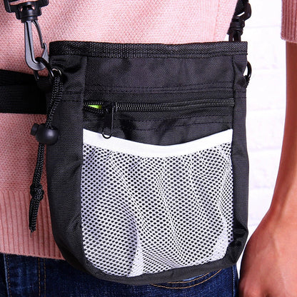 Dog Treat Bag With Built-in Poop Bag Dispenser