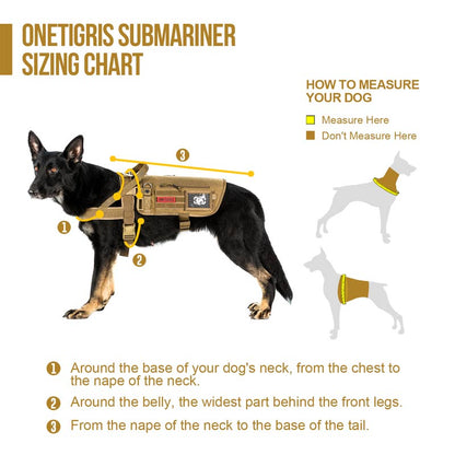 High Quality Tactical Military Dog Harness