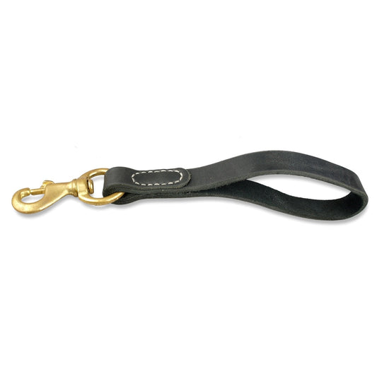 Genuine Leather Dog Short Leash