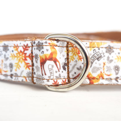 Christmas STAR SNOW Dog Collar