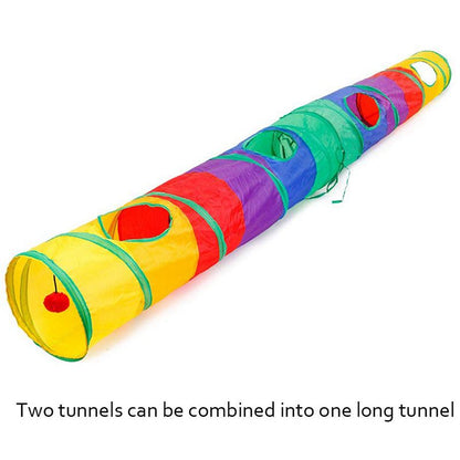 Indoor Collapsible Cat Tunnel