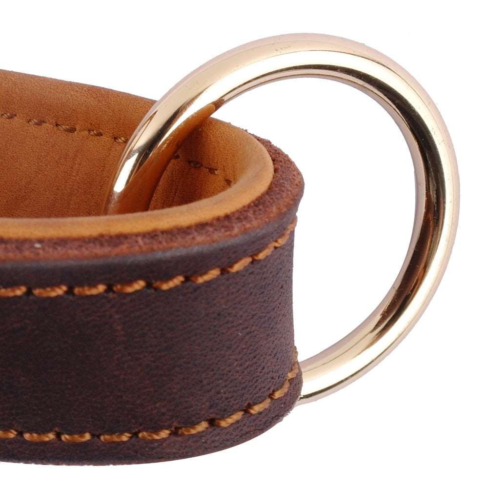 Genuine Leather No Pull Dog Harness