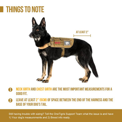 High Quality Tactical Military Dog Harness