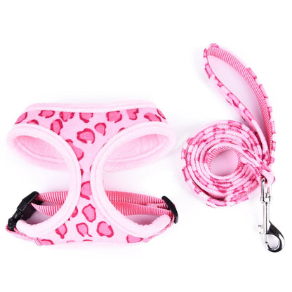 Cute Pet Dog Harness & Leash Set
