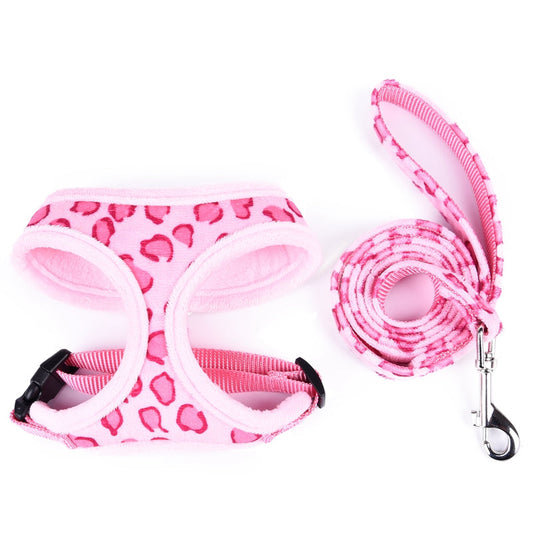 Cute Pet Dog Harness & Leash Set
