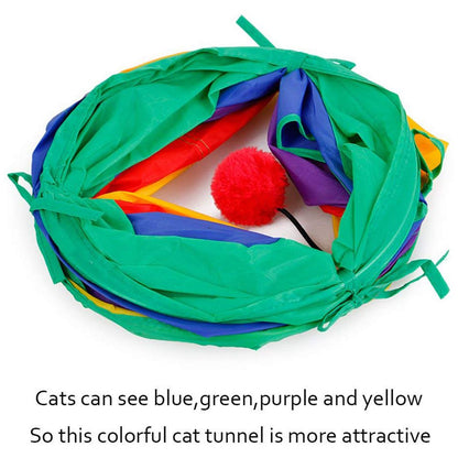 Indoor Collapsible Cat Tunnel