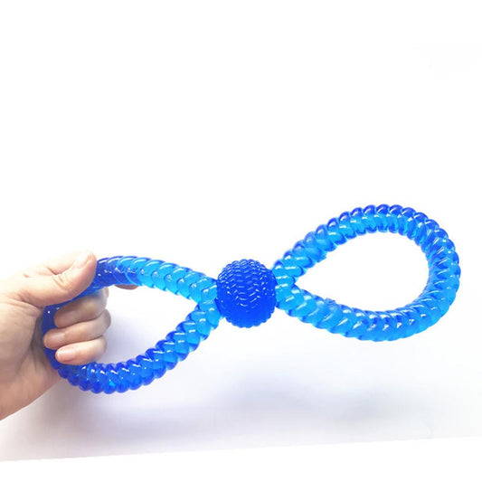 Interactive 8 Shaped Dog Chew Toy