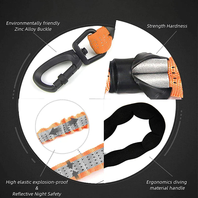 Strong Reflective Extendable Dog Lead
