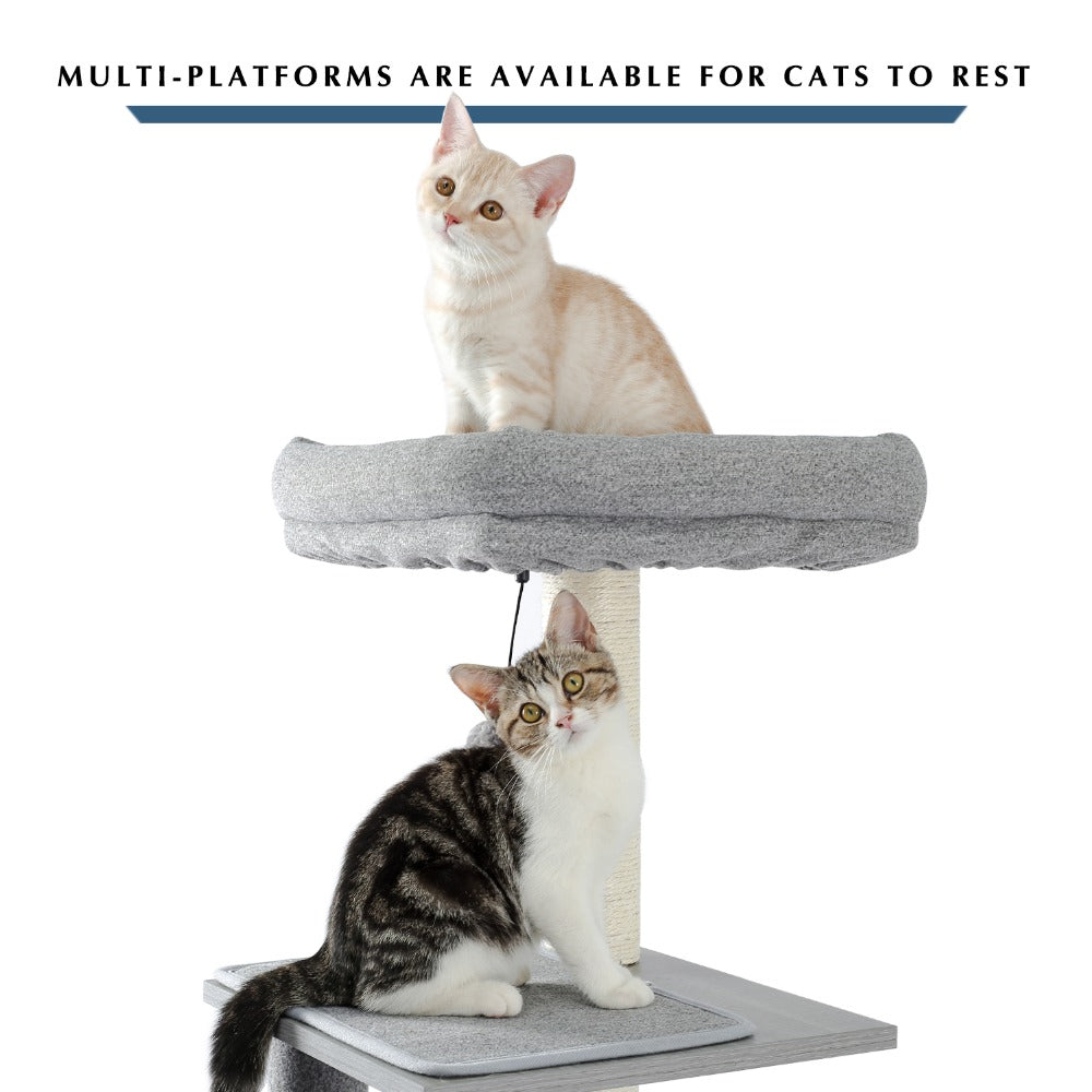 Multi Level Modern Cat Tree Tower