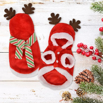 Antlers Scarf Christmas Dog Clothes