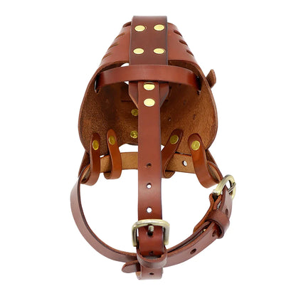 Real Leather Dog Muzzle