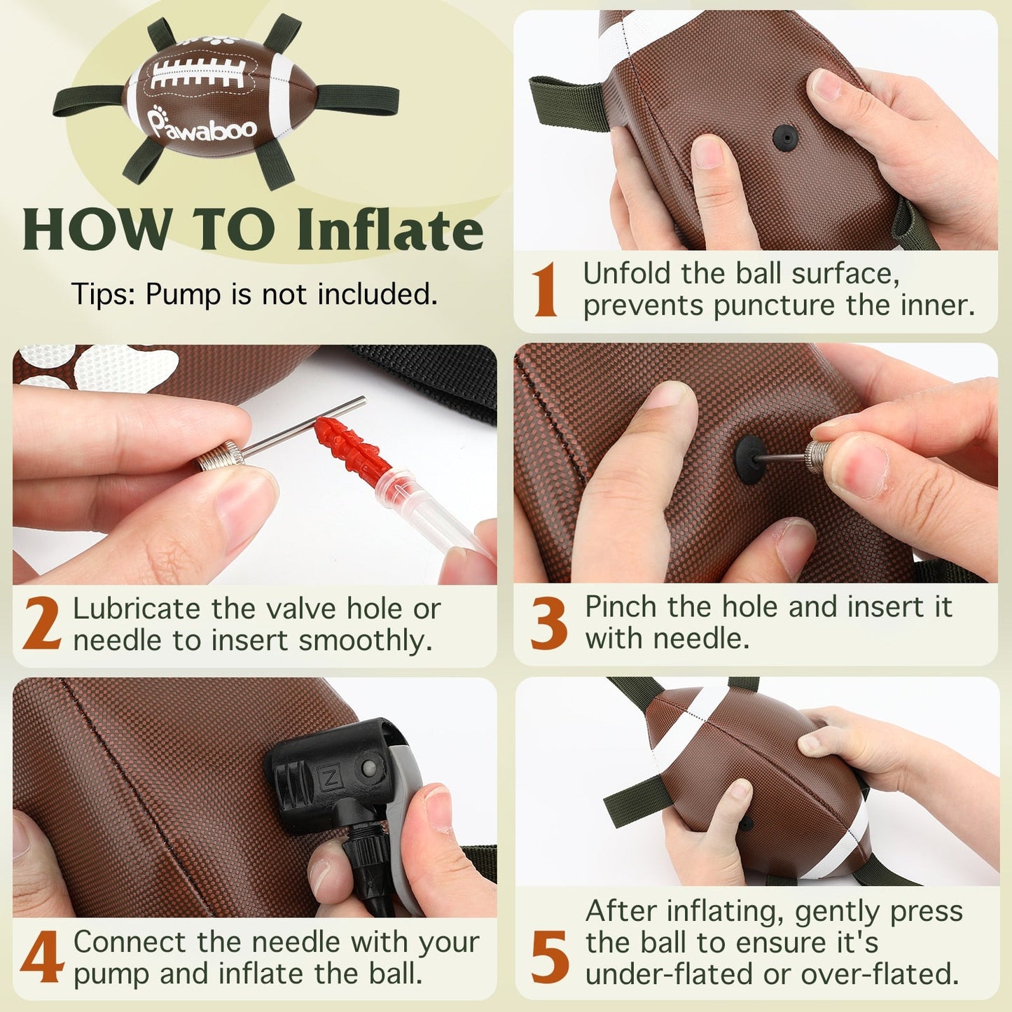 Dog Football Tug Of War Toys