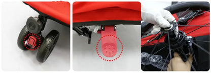 20 Inch Big Wheel Pet Bicycle Trailer