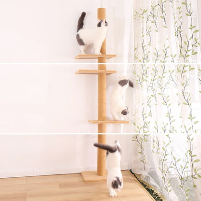 Super High Cat Tree Scratcher Post