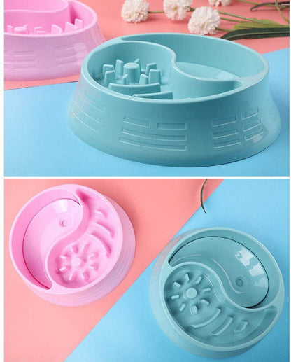 Large Capacity Slow Feeder Dog Bowl