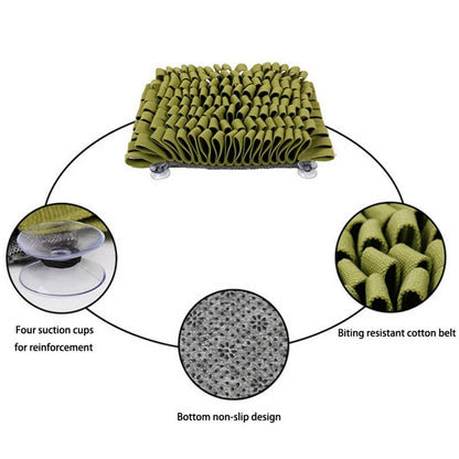Dog Sniffing Training Mat With Suction Cup