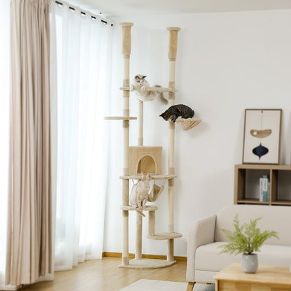 Luxury Multi Layer Tall Cat Tree Tower