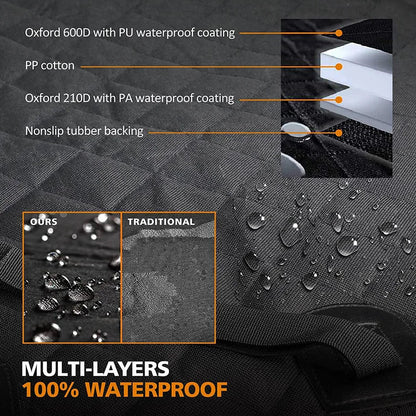 Waterproof Dog Car Zipper Seat Cover