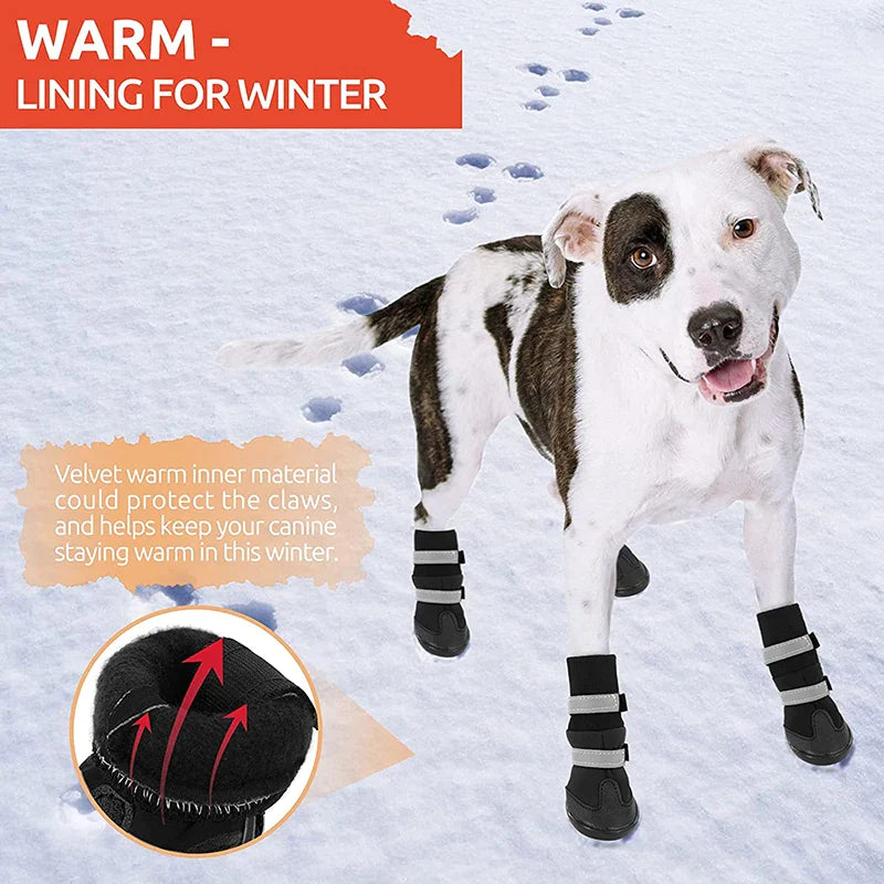 Waterproof Winter Dog Boots