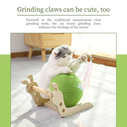Wear-resistant Woven Sisal Cat Scratch Ball