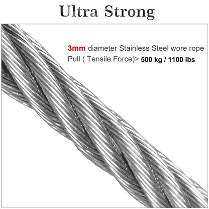 Heavy Duty Steel Wire Cable Dog Leash