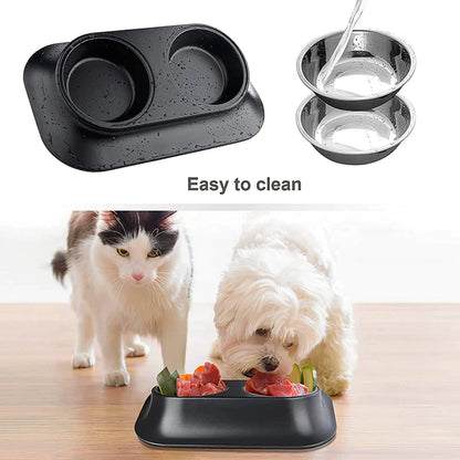 15 Degree Tilt Raised Dog FoodBowl