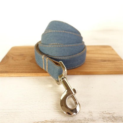 BROWN JEAN Fiber Dog Collar