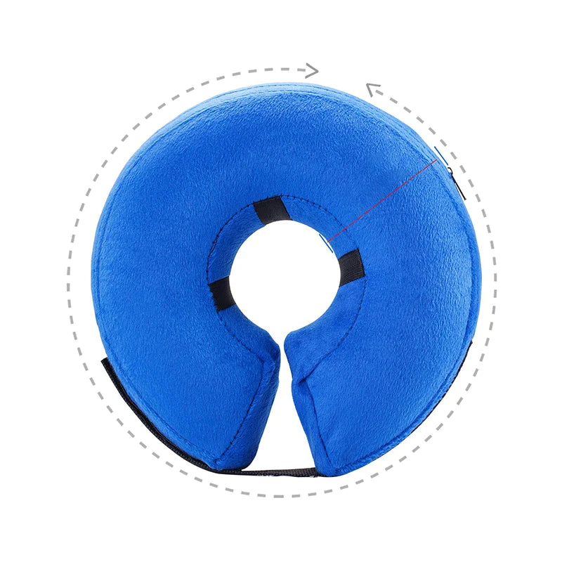Inflatable Soft Dog Head Protecter