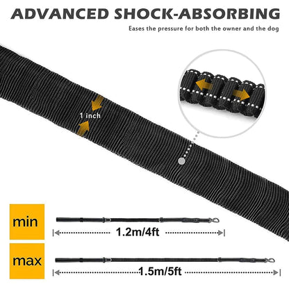 Shock Absorbing Bungee Dog Leash
