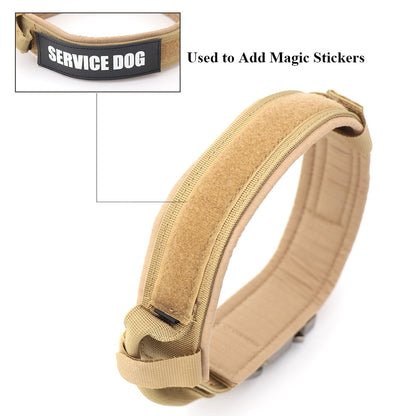 Military Tactical Dog Collar & Leash