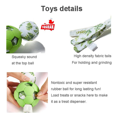 Interactive Rubber Dog Toys Ball
