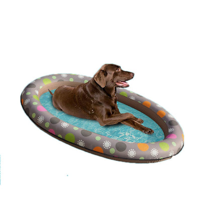 Dog Swimming Pool Inflatable Floating Bed