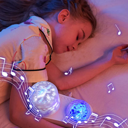 Ocean Rotate 3D Music Night Lamp